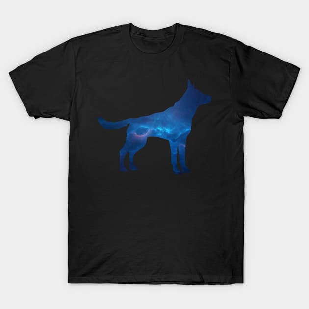 Blue Aurora T-Shirt by giantplayful